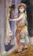 Pierre Renoir Young Girl with a Falcon Spain oil painting reproduction